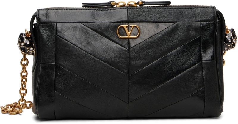 Garavani Black Panthea Small Shoulder Bag 262807F048021