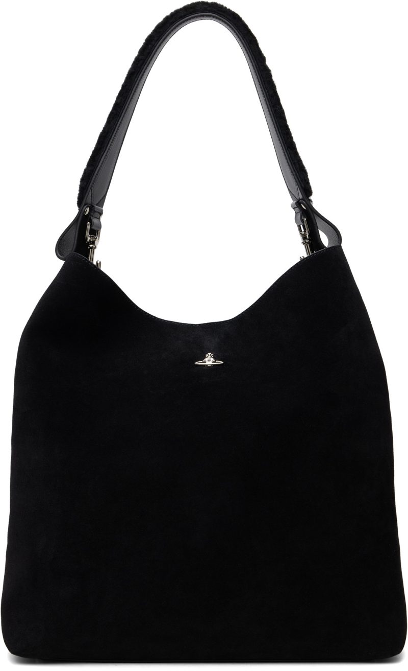 Black Lottie Large Shoulder Bag 262314F048102