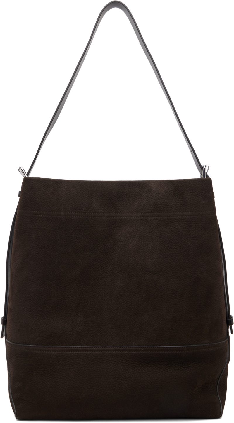 Brown Belted Tote 262646F049003