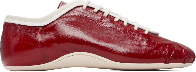 Red Ballerina Sneakers 262358M237019