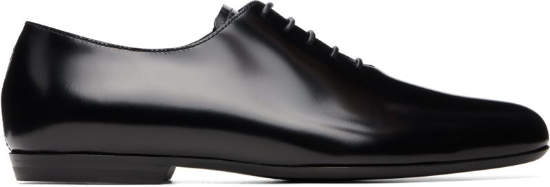 Black Leather Oxfords 262358M225009