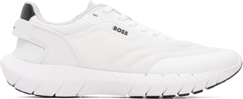 White Mesh Sneakers 262085M237002