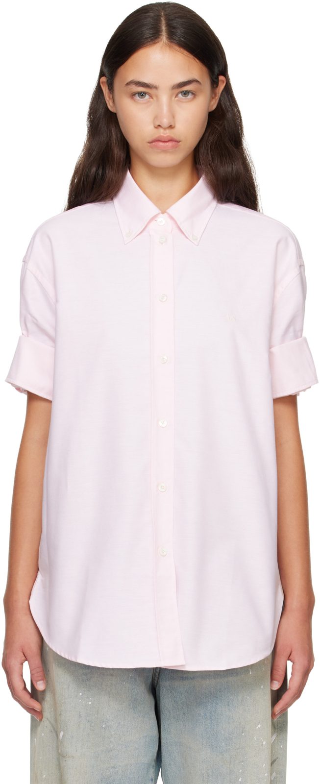 Pink Cotton Shirt 262129F109003