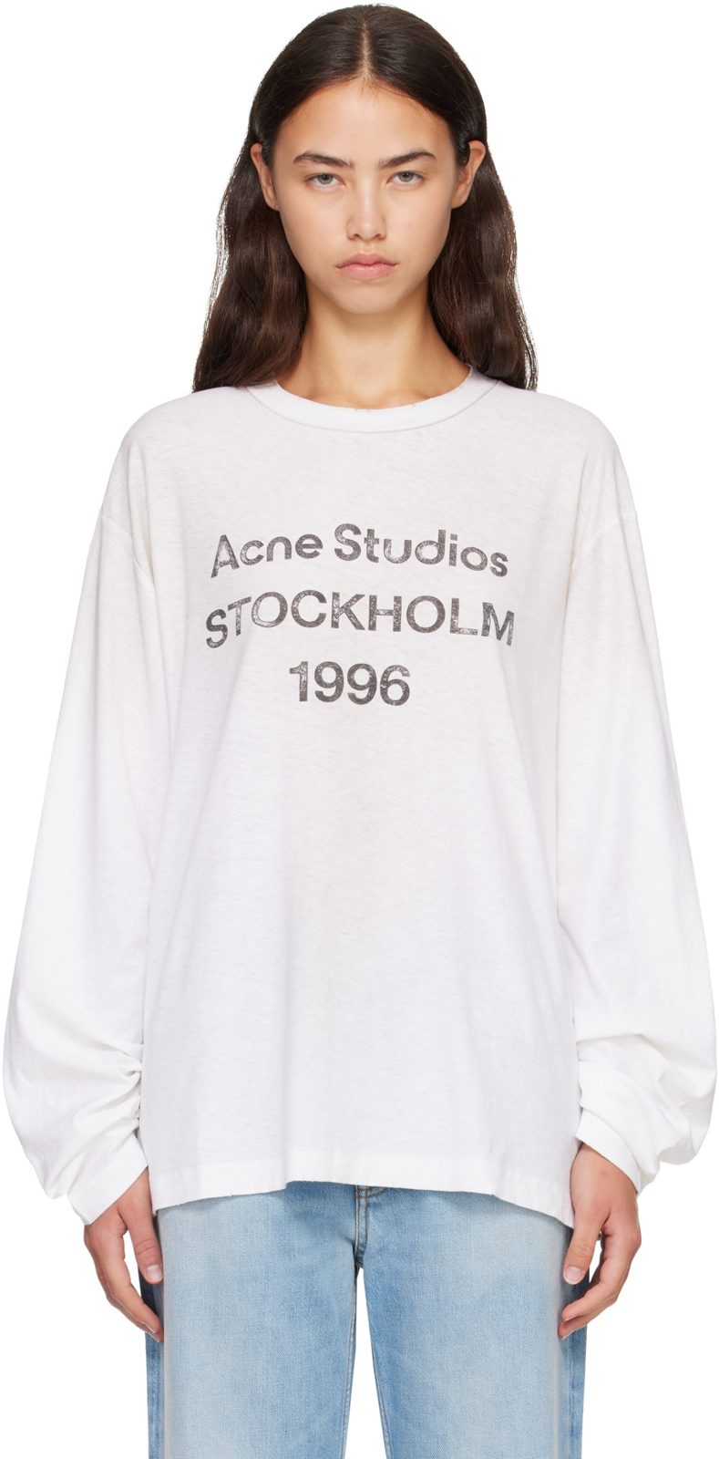 White Sprayed 1996 Logo T-shirt 262129F110092