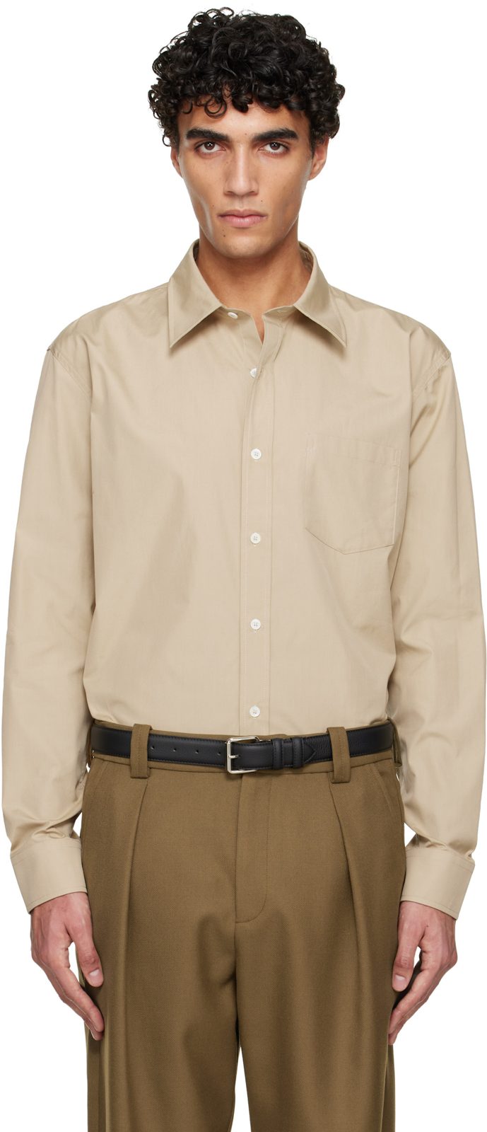 Beige Owen Shirt 261252M192007