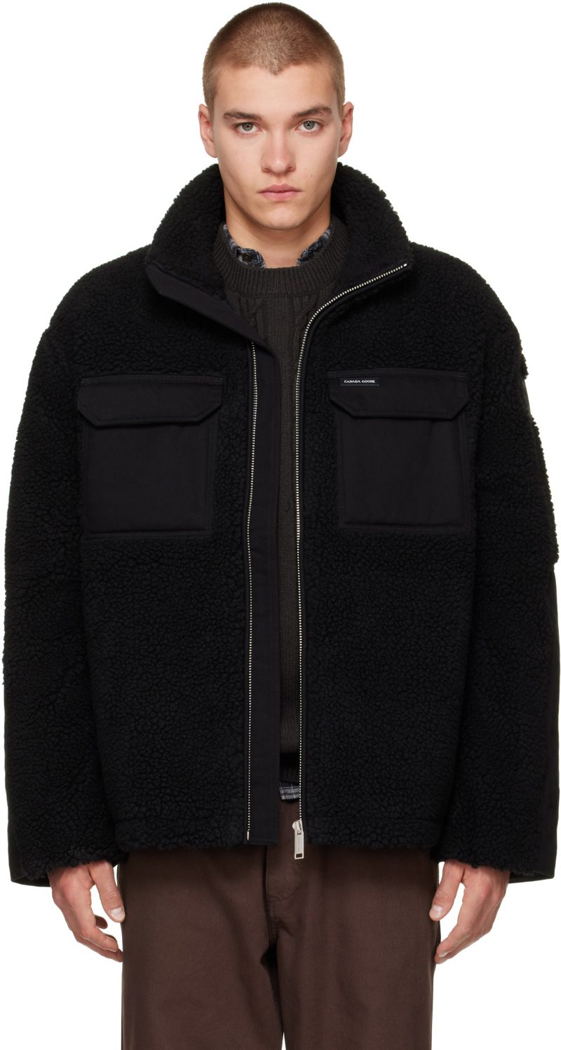 Black Harrier Fleece Jacket 262014M180003