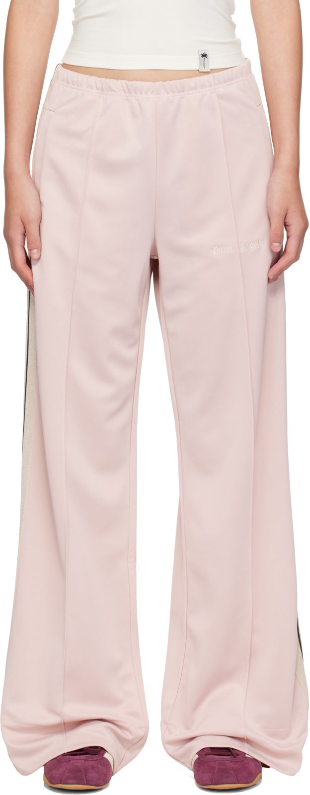 Pink Classic Logo Track Loose Pants 262695F086001