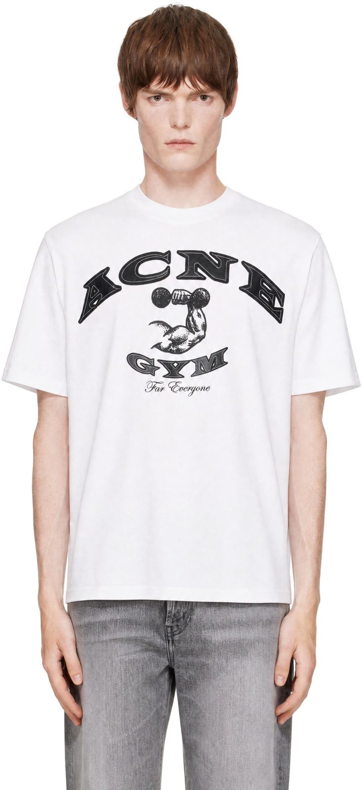 White Patch T-shirt 252129M213071