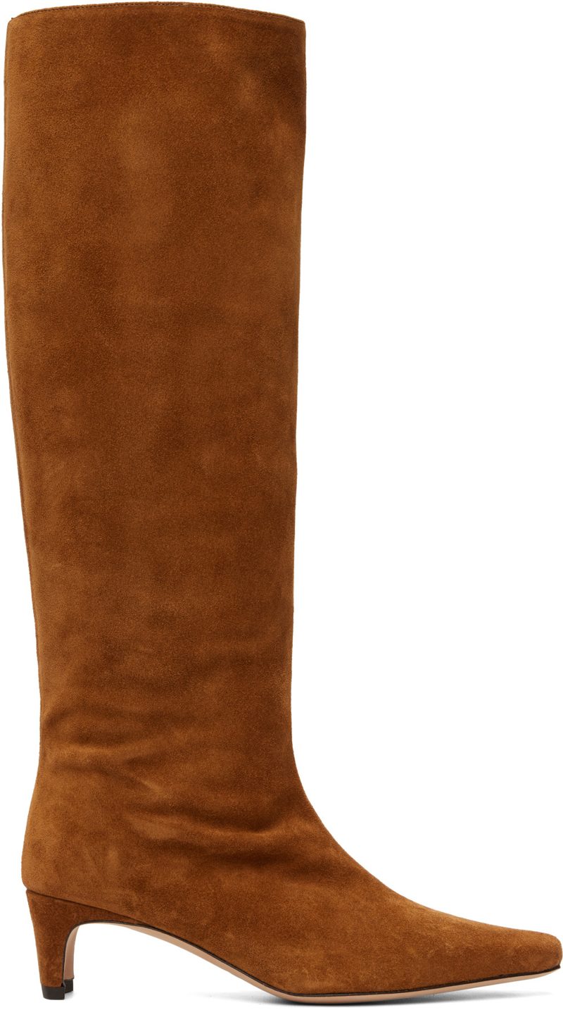 Staud Tan Wally Tall Boots 262386F115005