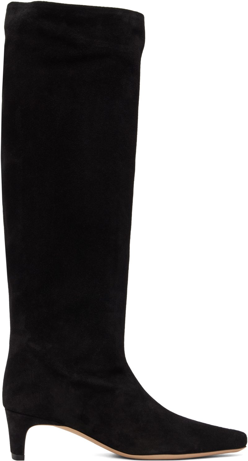 Staud Black Wally Tall Boots 262386F115006