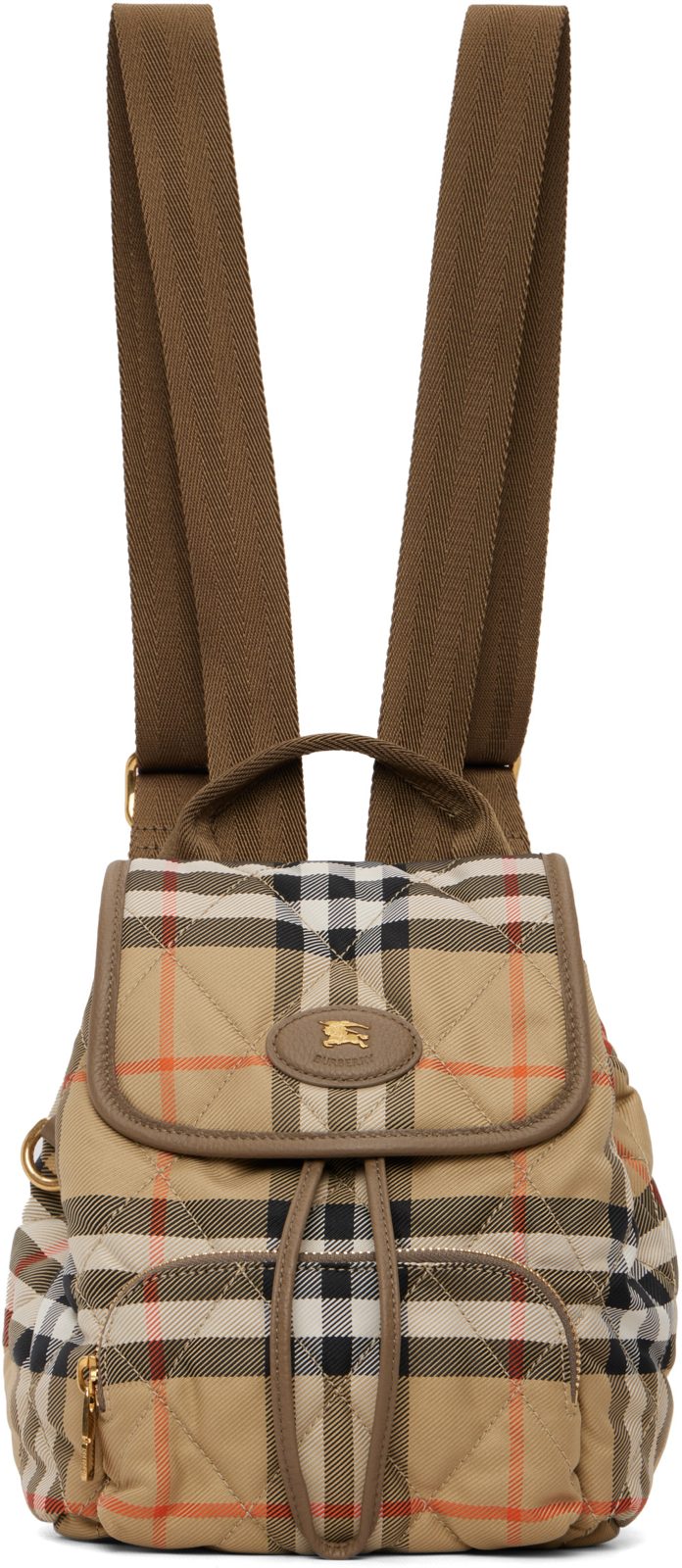 Beige Mini Horseshoe Backpack? 262376F042002