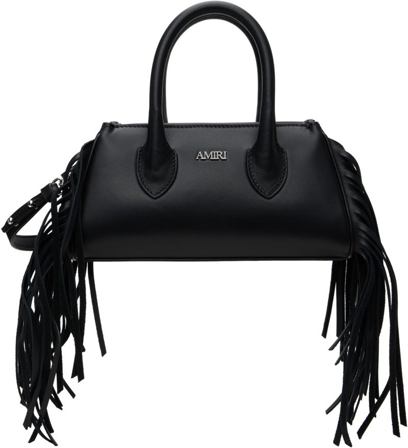 Black Fringe Micro Honey Bag 262886F046011