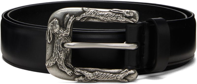 Paul Smith Black Rabbit Buckle Belt 262260M131007