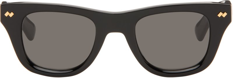 Black Dizzy Squared Sunglasses 262798M134010