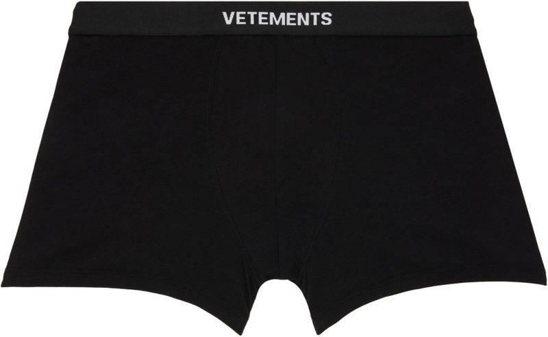 Black Logo Boxer Briefs 262669M216005