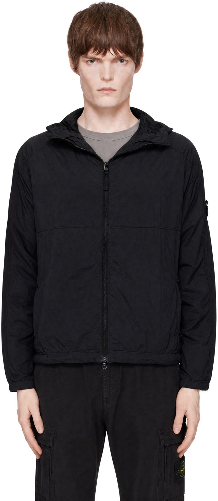 Black Q100020 Ultralight Nylon Stretch-TC Jacket 262828M180006