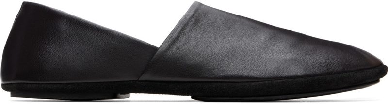Brown Indoor Slipper Loafers 262646M231002
