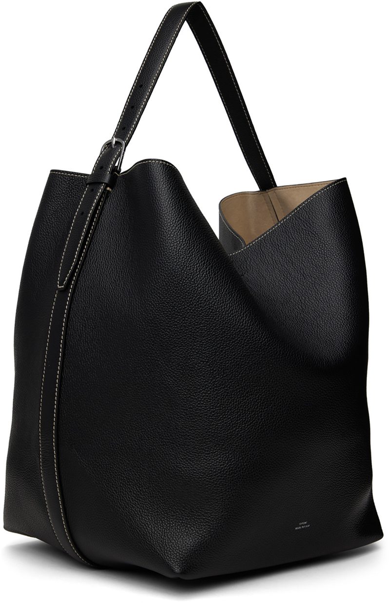 TOTEME Black Petite Belted Tote 262771F049020