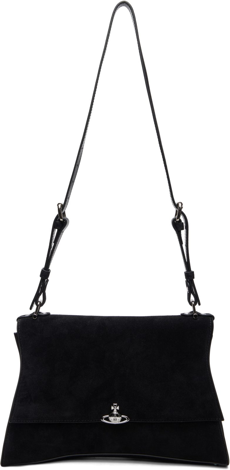 Black Biana Medium Shoulder Bag 262314F048087