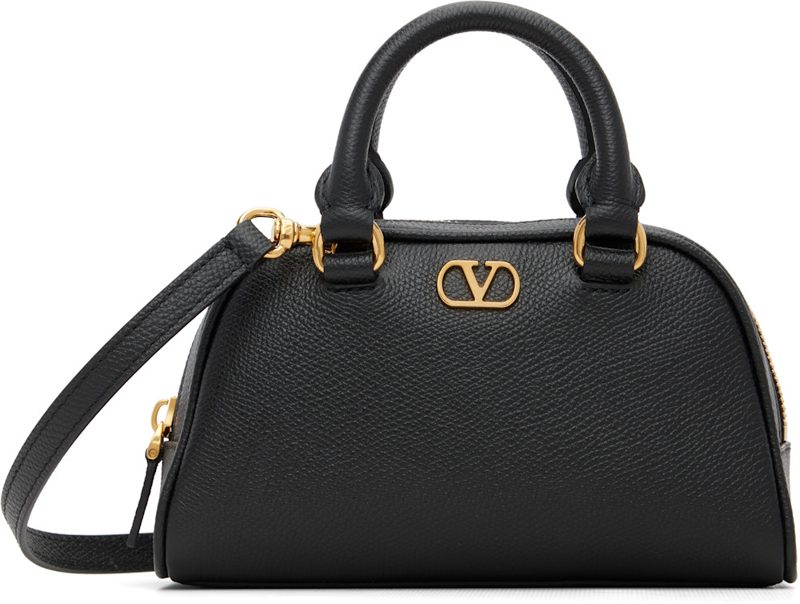 Garavani Black Vlogo Signature Mini Dome Bag 261807F046005