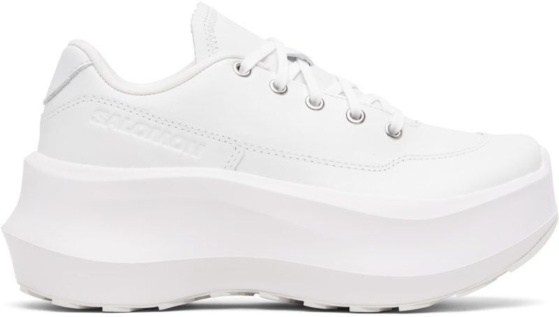 Comme des Garcons White [살로몬] Edition SR811 Platform V2 Sneakers 261245F128002