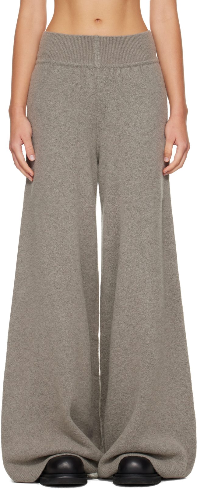 Gray Tower Loose Lounge Pants 262232F087024