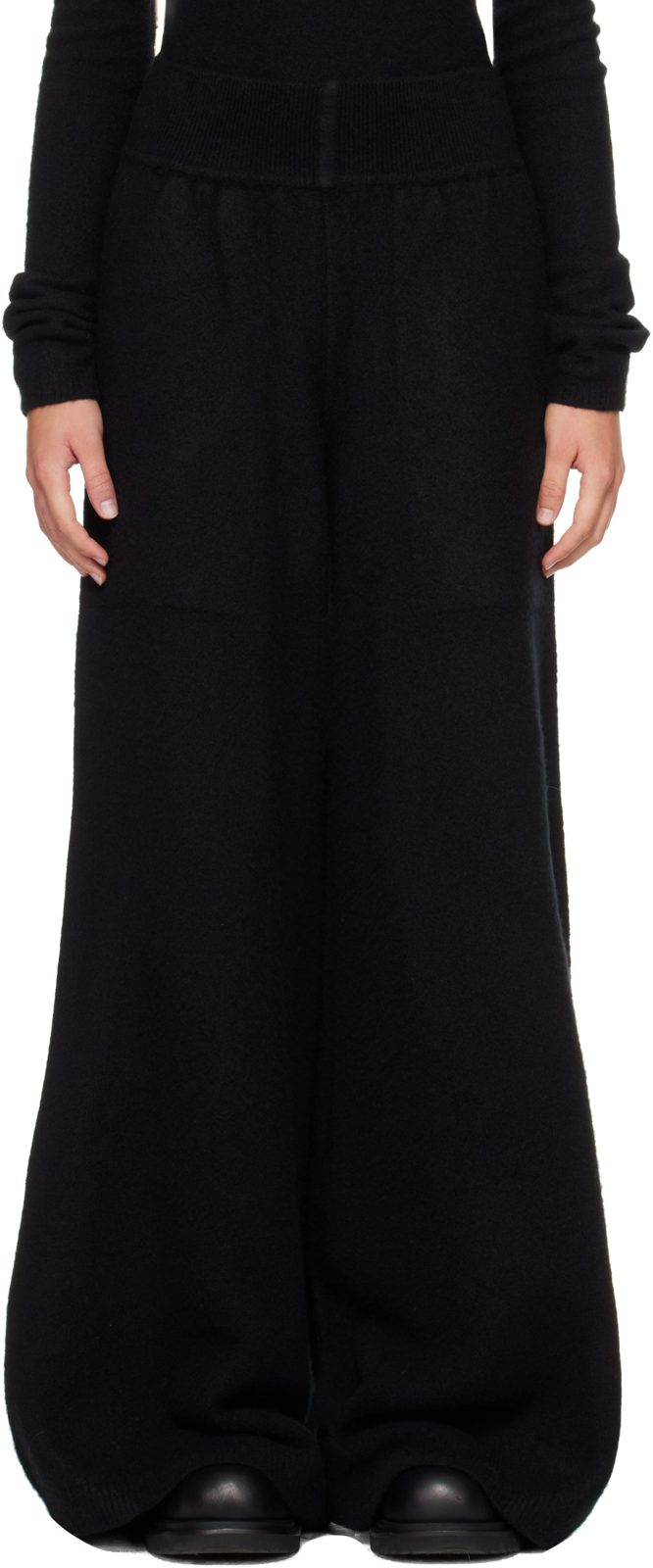 Black Tower Loose Lounge Pants 262232F087025
