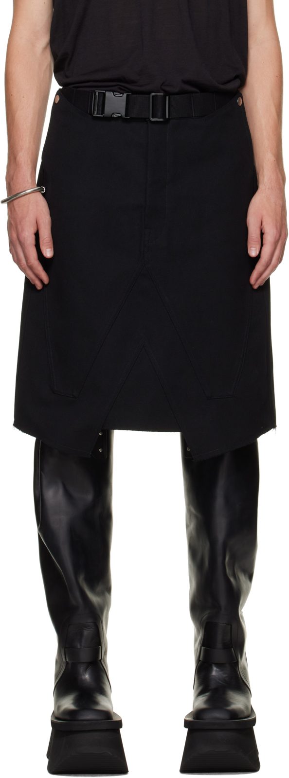Black Tower Skirt 262232M193061