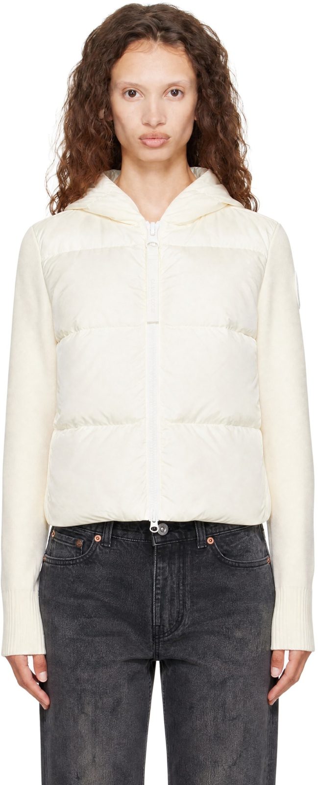μ€ννμ΄νΈ HyBridge Wide Quilt Knit Tonal Disc Down Jacket 262014F061009