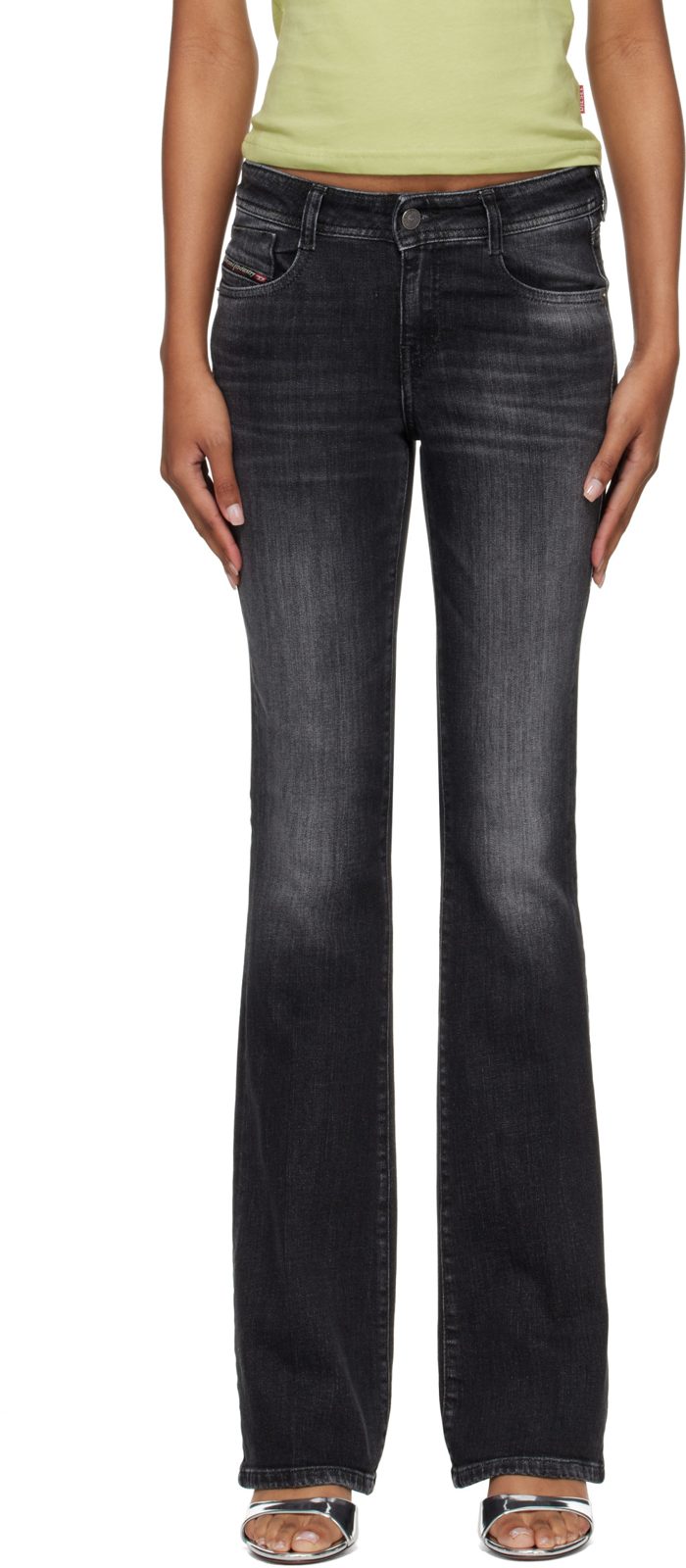 Black Bootcut Low Waist 1969 D-Ebbey Jeans 262001F069005
