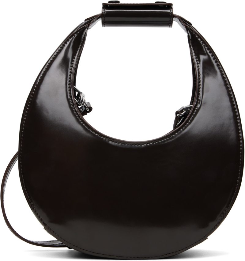 Staud Brown Mini Moon Bag 262386F048007
