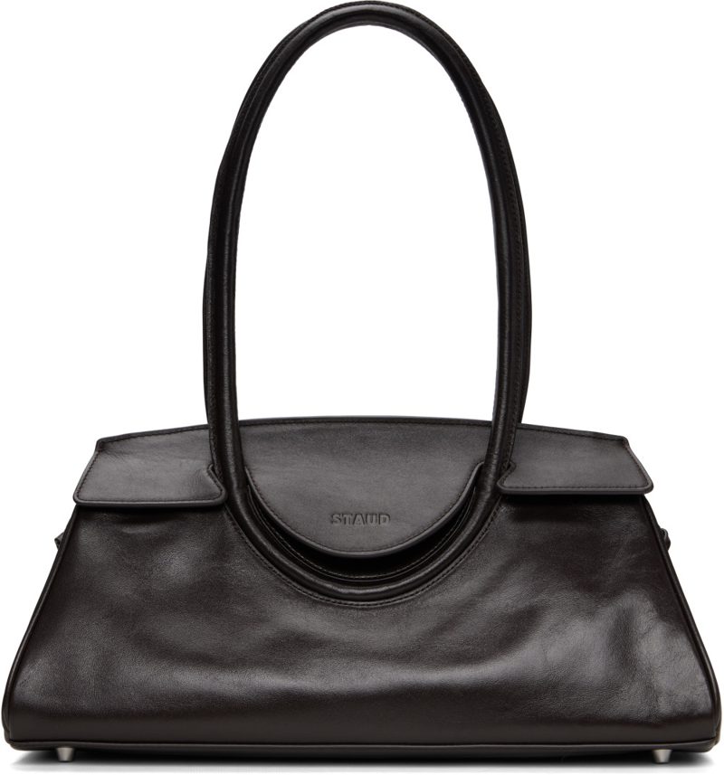 Staud Brown Maude Shoulder Bag 262386F048004