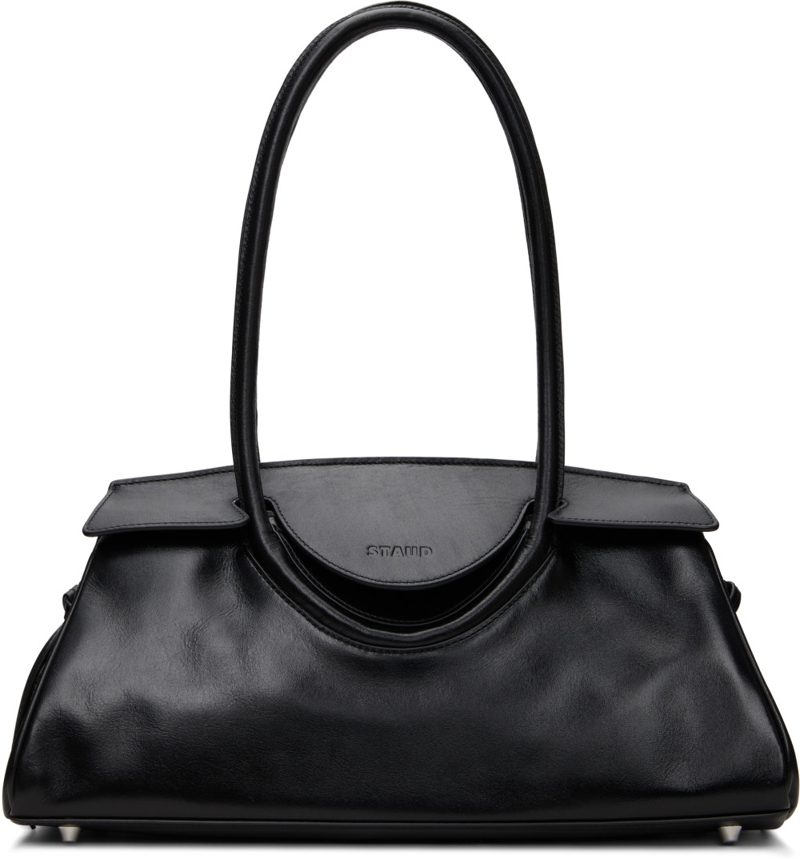 Staud Black Maude Shoulder Bag 262386F048005