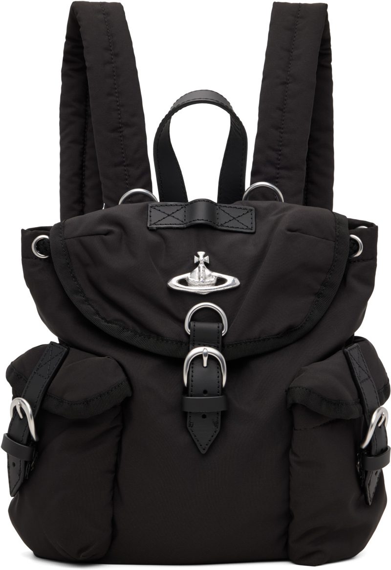 Black Highland Small Backpack 262314F042005