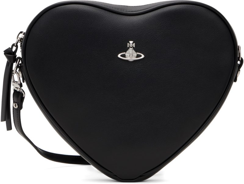 Black Alexa Heart Crossbody Bag 262314F048042
