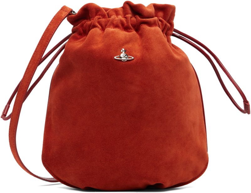 Orange Drawstring Pouch Bag 262314F048048