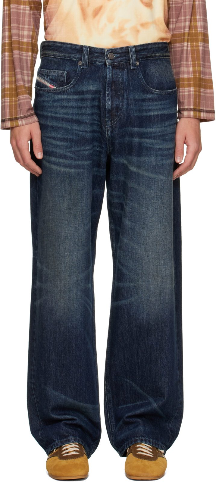 Navy 2001 D-Macro-Fsj Jeans 262001M186041