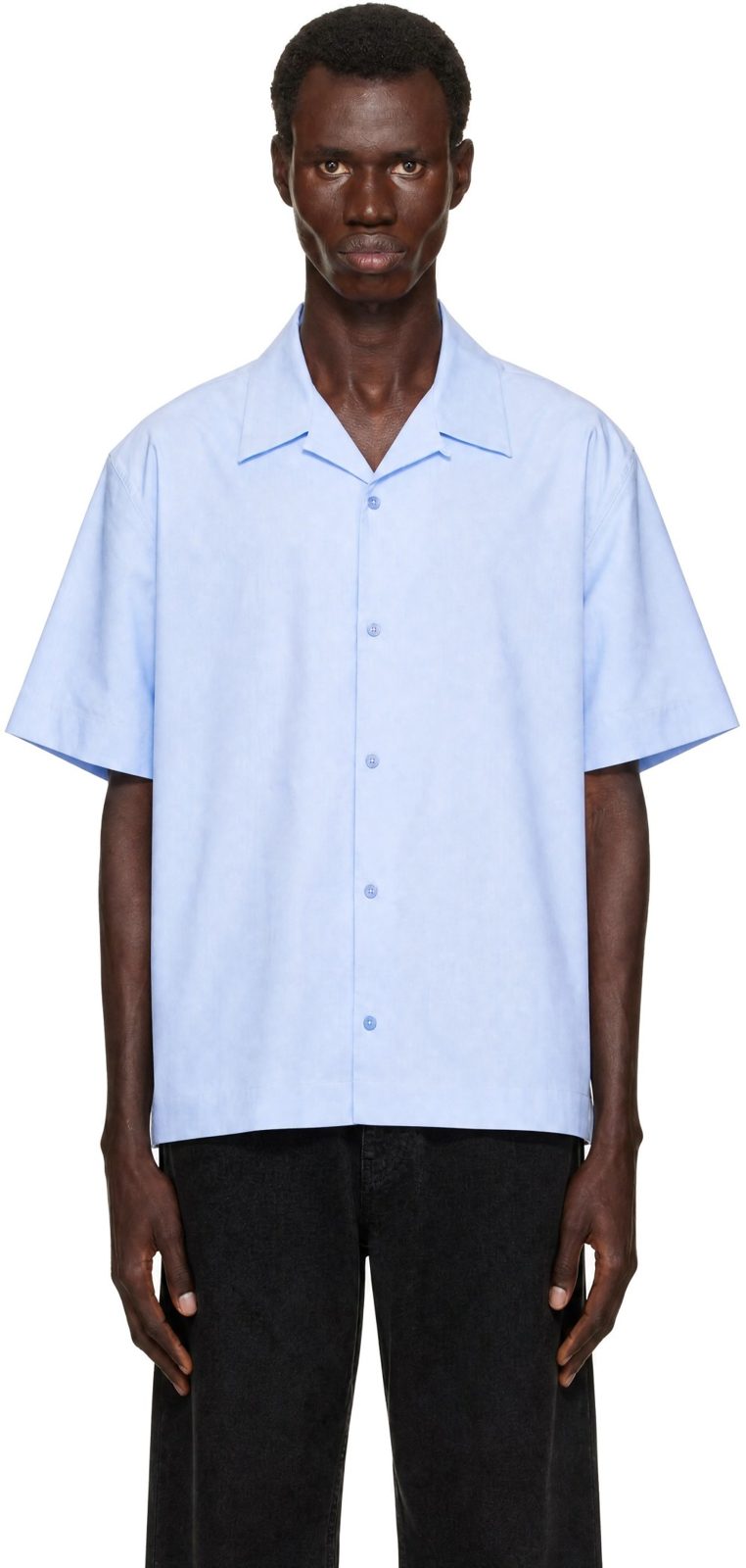 Blue Bowling Shirt 252278M192026