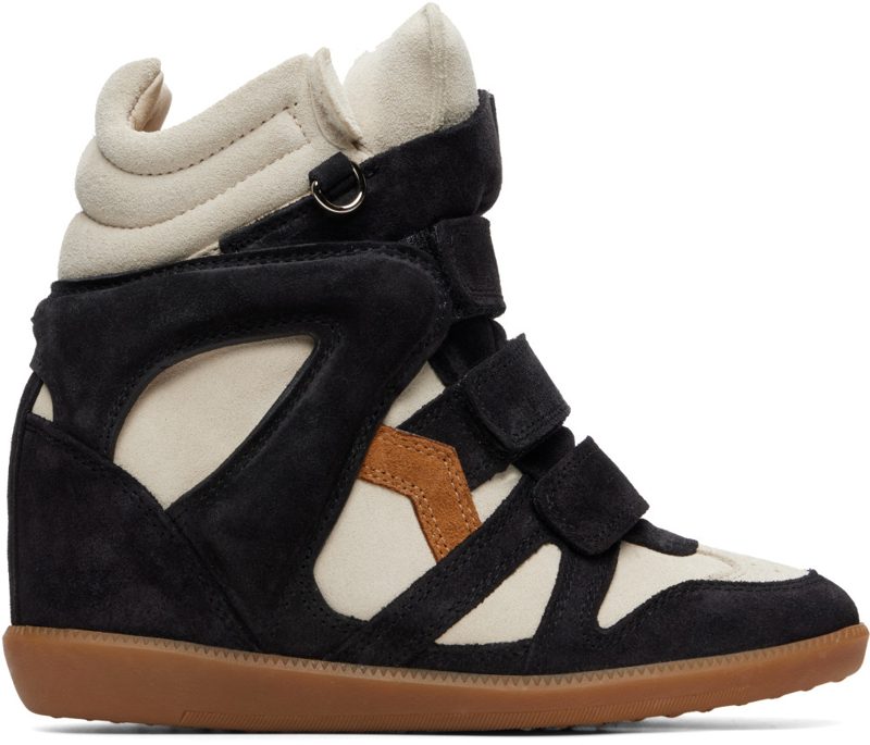 Black & [오프화이트] Bekett Ring Sneakers 262599F127001