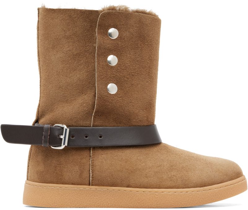 Brown Nolyz Ankle Boots 262599F113000