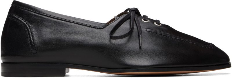 Black Gino Lace-Up Oxfords 262798F120001