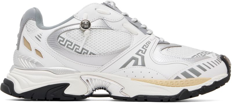 White Icaro Leather Sneakers 262404M237016