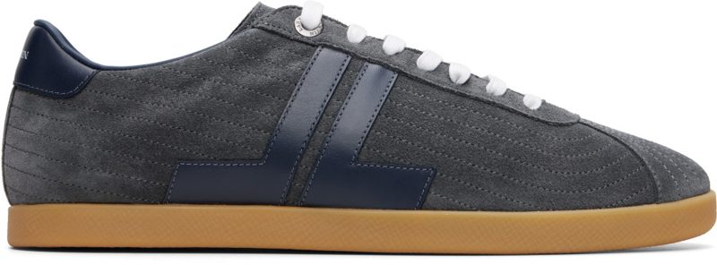 Gray Glen Full Leather Sneakers 262254M237024