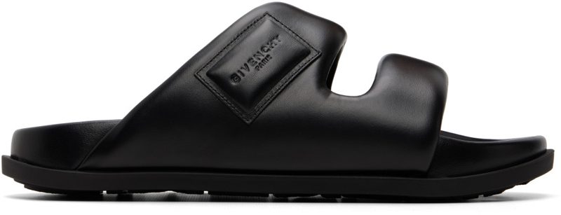 Black [GIVENCHY] Puffy Sandals 262278M234003