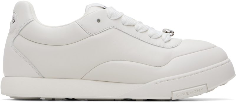 White [GIVENCHY] Puffy Yard Leather Sneakers 262278M237010
