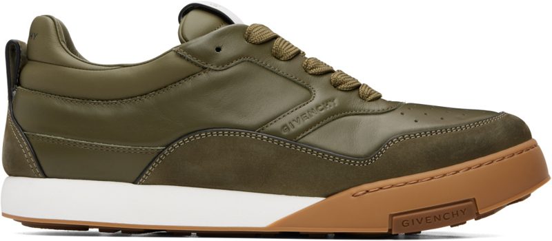 Khaki [GIVENCHY] Yard Leather Sneakers 262278M237016