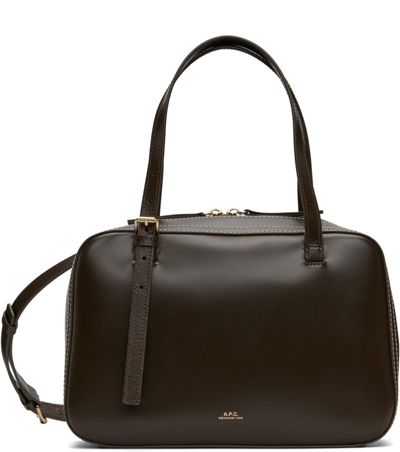 Khaki Virginie Box Bag 262252F048032