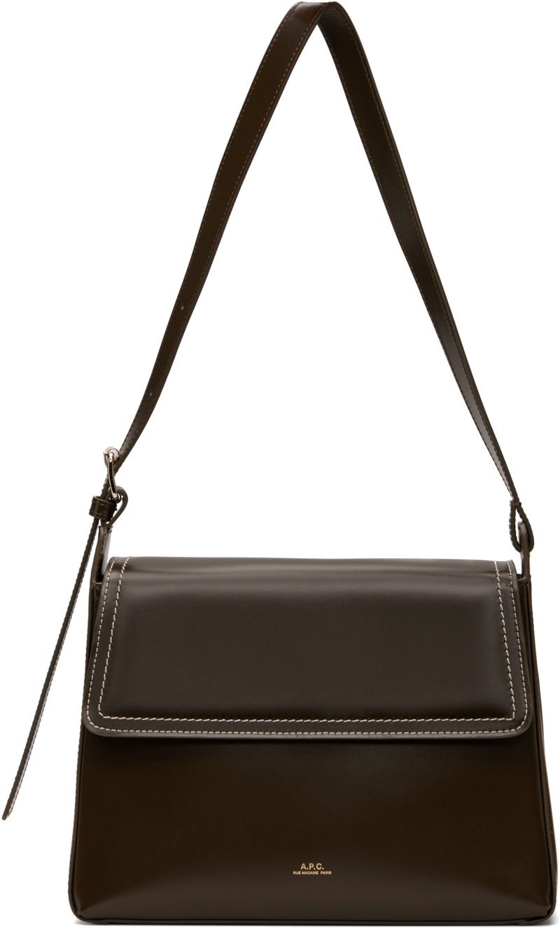 Khaki Virginie Flap Bag 262252F048033