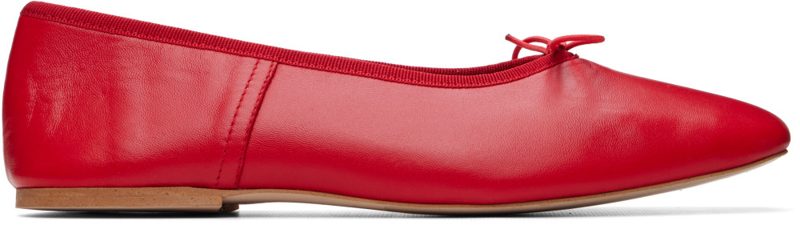 Red Cleo Ballerina Flats 262252F118007