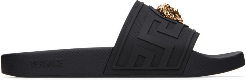 Black La Medusa Slides 262404M231015